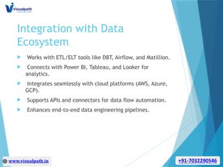 Snowflake Data Engineering | Online Training Hyderabad Visualpath | PPTX