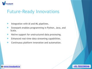 Snowflake Data Engineering | Online Training Hyderabad Visualpath | PPTX