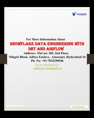 Snowflake Data Engineering | with DBT and Airflow Training.pptx