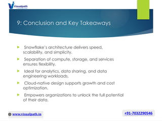 Snowflake Data Engineering with DBT - Online Training Visualpath.pptx