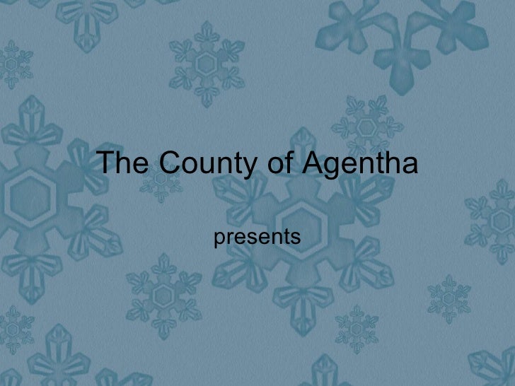 snowflakes powerpoint template