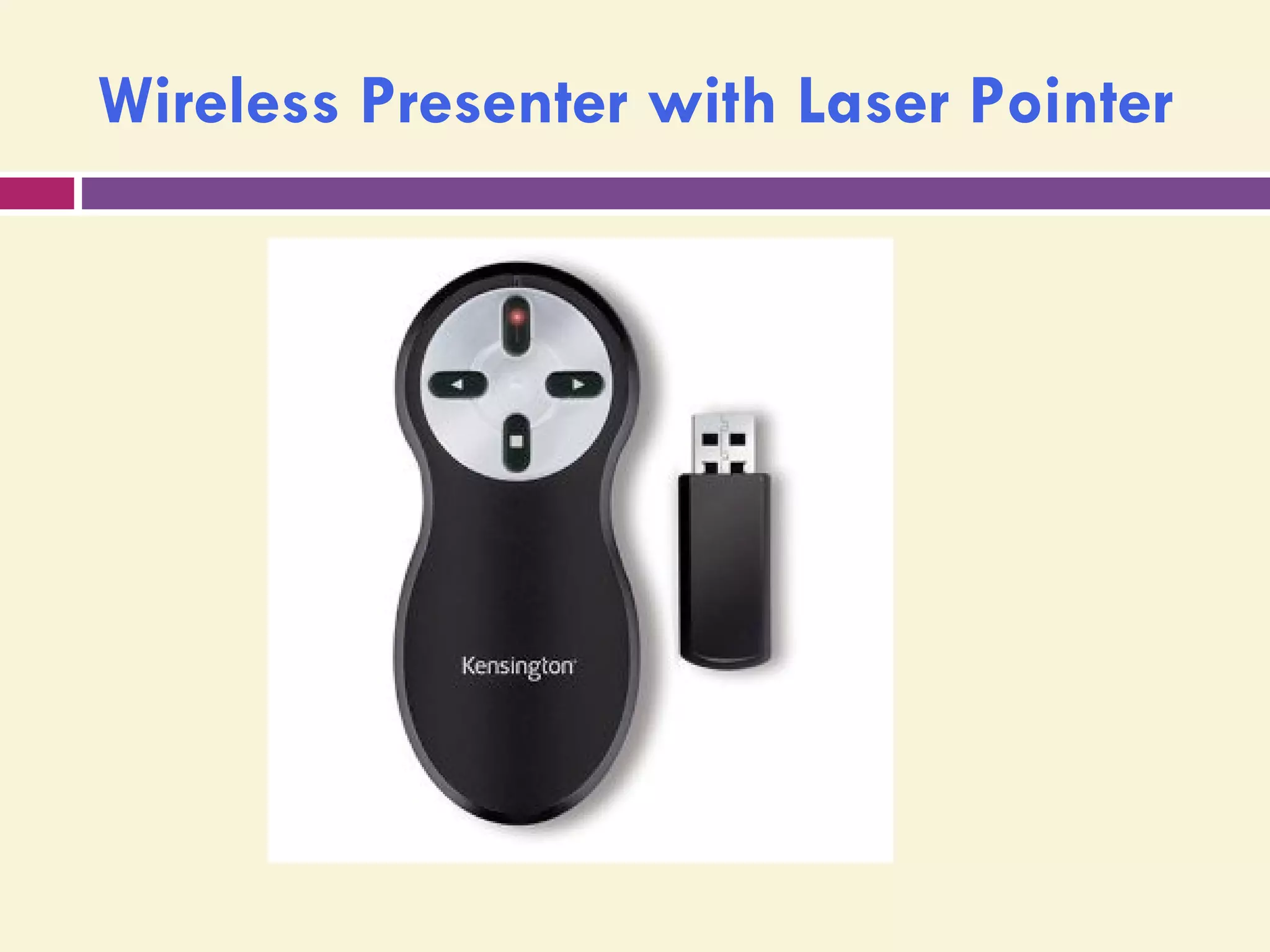 Wireless Presenter with Laser Pointer 