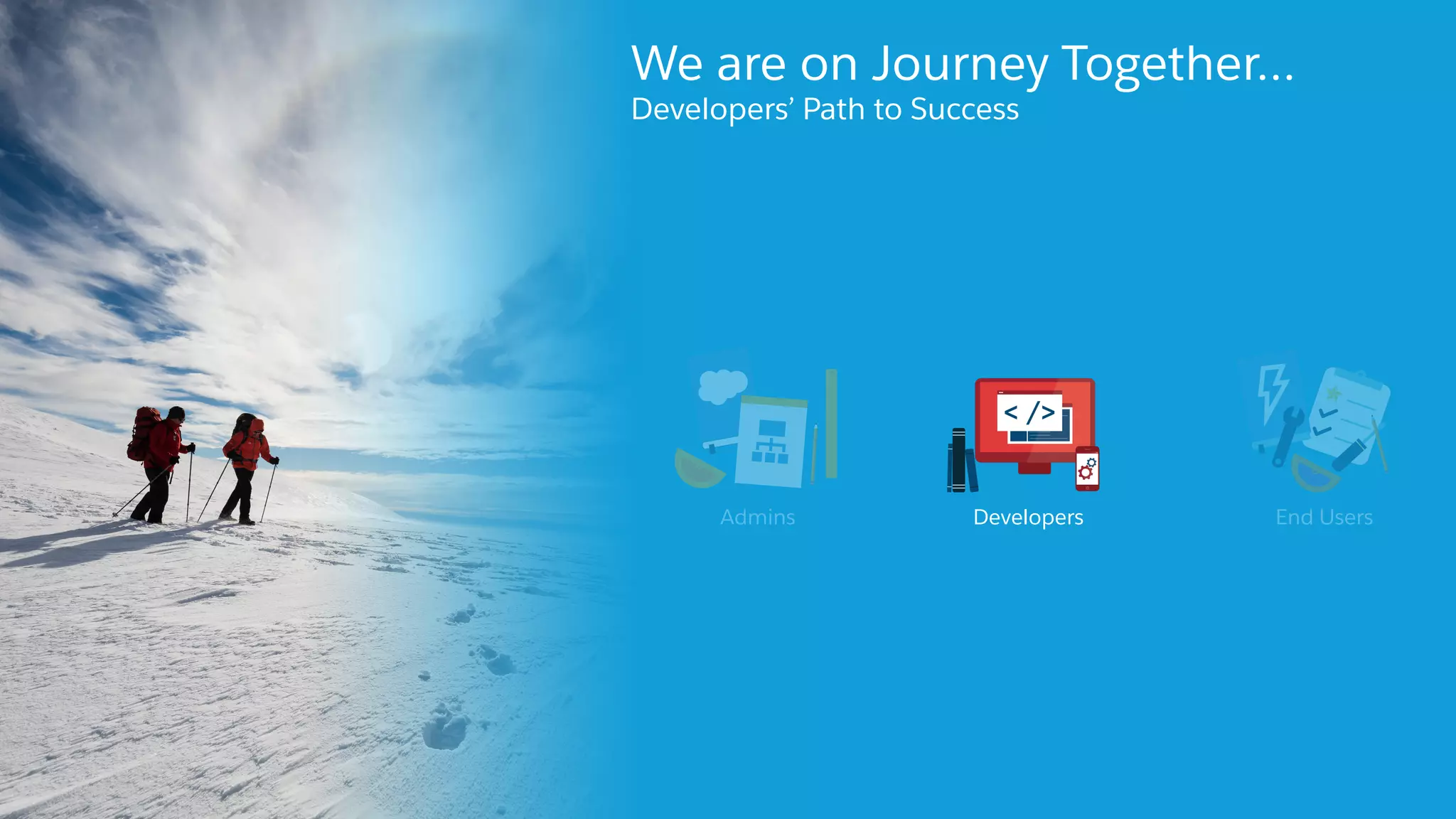 •  Use components directly in Visualforce
•  Integrate on the client via JavaScript and
Lightning Events
•  Build “hybrid” pages that leverage the best of
Lightning Components and Visualforce
•  Use Lightning Components in Classic,
Salesforce1, and Lightning Experience
simultaneously
​ Lightning Out (Beta): Lightning Components for Visualforce (GA)
Developers
Visualforce Page
 