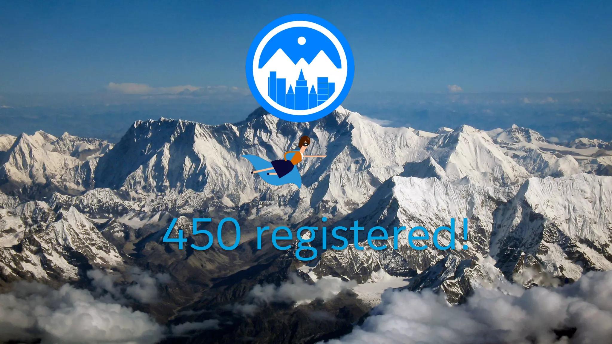 450 registered!
 