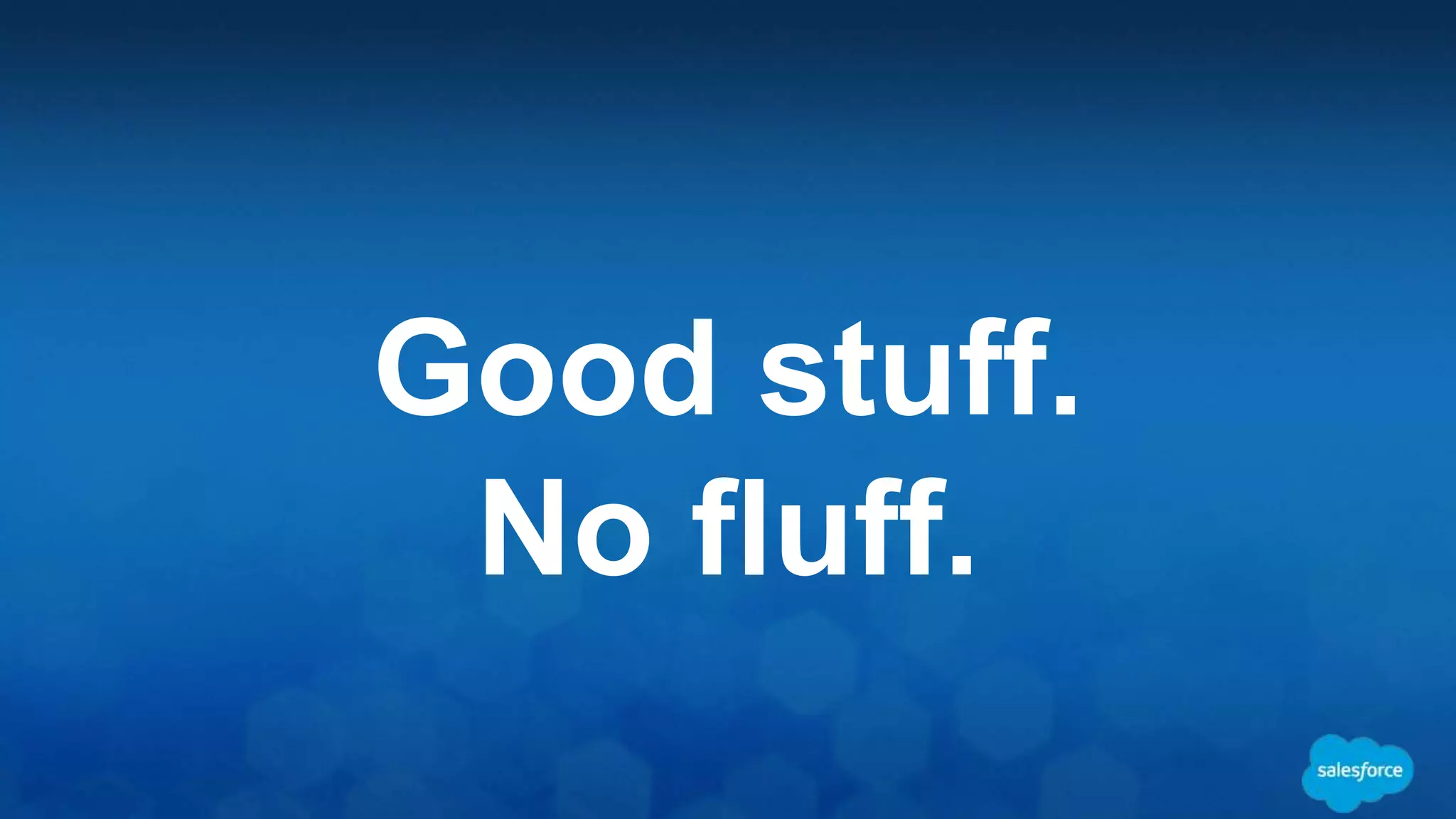 Good stuff.
No fluff.
 