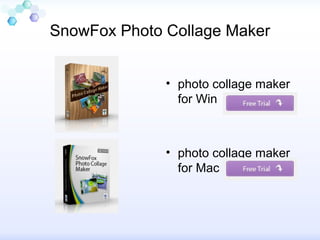 SnowFox Photo Collage Maker


              • photo collage maker
                for Win



              • photo collage maker
                for Mac
 