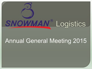 Annual General Meeting 2015
 