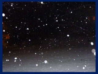 Snow On A Winter Night