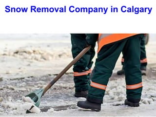 Snow Removal Company in Calgary
 