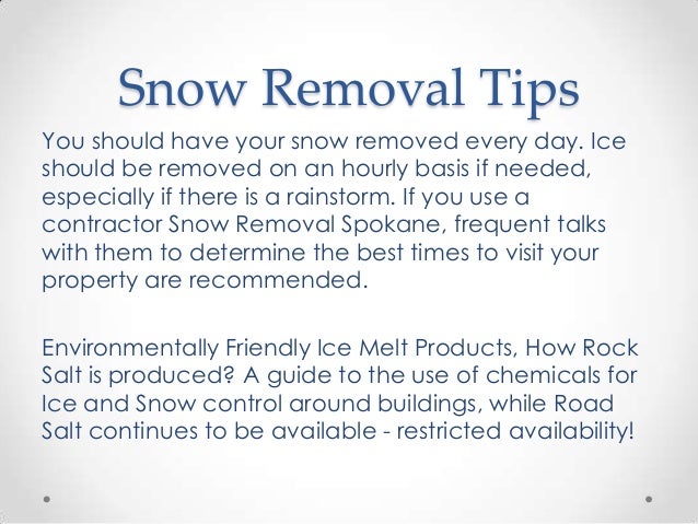 snow removal spokane spokane snow removal