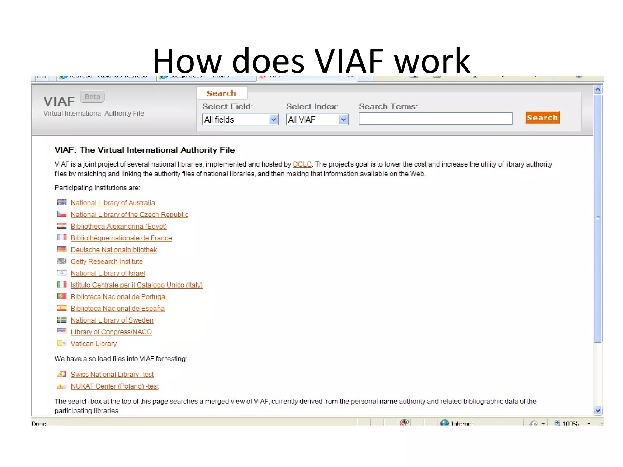 How does VIAF work
 