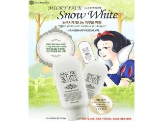 Snow white milky pack - sản phẩm tắm trắng số 1 Hàn
Quốc – Hotline: 0945.666.866 – Free ship trong nội
thành Hà Nội – Miễn phí ship Toàn Quốc đối với đơn
hàng 1tr trở lên.
 