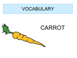 VOCABULARY CARROT