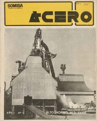 REVISTA ACERO - SOMISA. Mayo de 1975