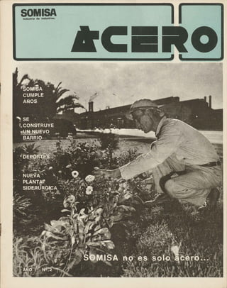 REVISTA ACERO- SOMISA N° 2 de 1975