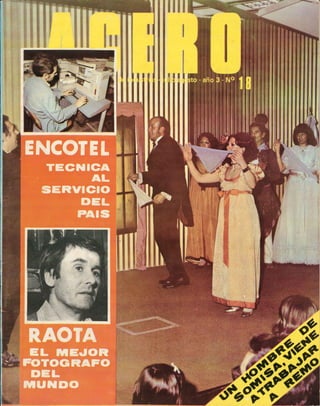 REVISTA ACERO N° 3, SOMISA, 1978