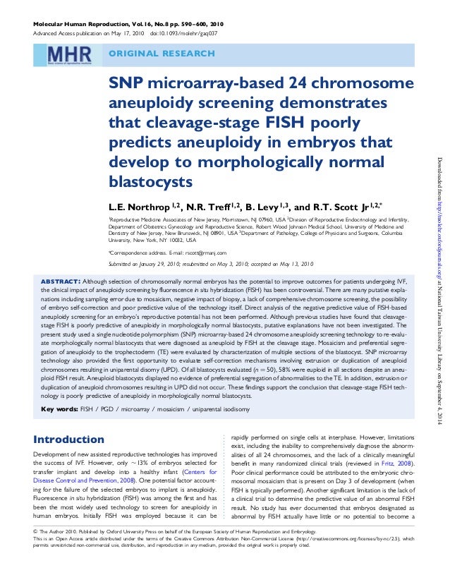 Snp microarray