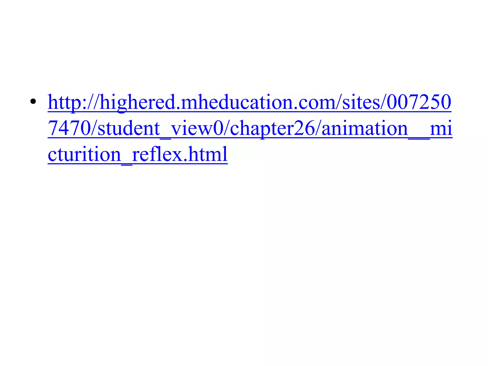 • http://highered.mheducation.com/sites/007250
7470/student_view0/chapter26/animation__mi
cturition_reflex.html
 
