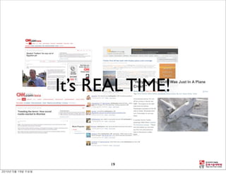 It’s REAL TIME!



       19
 