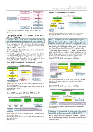 Tân sinh trong biểu mô cổ tử cung
Các công cụ dùng trong quản lý tân sinh trong biểu mô cổ tử cung
2
Lưu đồ 1: Quản lý kết quả HPV test như biện pháp tầm soát sơ cấp
Nguồn: ACOG
CHIẾN LƯỢC QUẢN LÝ TÂN SINH TRONG BIỂU
MÔ CỔ TỬ CUNG
Trong hầu hết các CIN 1, nhất là ở người trẻ, theo dõi là
biện pháp tốt nhất giúp cân bằng giữa lợi ích và nguy cơ.
Đa số các trường hợp CIN 1 hầu hết sẽ thoái triển tự nhiên
sau đó. Tỉ lệ CIN 1 không điều trị tiến triển thành CIN 2
hoặc CIN 3 sau 2 năm là 13%.
Do đó, quyết định điều trị hay theo dõi là tuỳ thuộc vào
thảo luận với bệnh nhân.
Với hầu hết các phụ nữ, đặc biệt là người trẻ, theo dõi là
biện pháp tốt nhất giúp cân bằng giữa lợi ích và nguy cơ.
Quản lý CIN 1, nói chung, được chia ra 2 nhánh, tùy theo
trước đó là ASC-US/LSIL hay là ASC-H/HSIL.
Quản lý CIN 1, từng có các “bất thường nhẹ” trước đó
Lưu đồ CIN 1a: Trích lưu đồ của ASCCP, quản lý CIN 1, trước đó có các
kết quả “bất thường nhẹ”
Quan trọng nhất là theo dõi, không điều trị. Các phương tiện theo dõi là
co-testing và soi cổ tử cung
Nguồn: ASCCP, 2013
Quản lý CIN 1, từng có ASC-H hay HSIL trước đó
Lưu đồ CIN 1b: Trích lưu đồ của ASCCP, quản lý CIN 1, trước đó từng có
kết quả ASC-H hay HSIL
Theo dõi với co-testing, đánh giá lại, và can thiệp lấy bỏ-chẩn đoán là các
lựa chọn tương đồng.
Nguồn: ASCCP, 2013
Quản lý CIN 1 ở phụ nữ trẻ, 21-24 tuổi
Lưu đồ CIN 1c: Trích lưu đồ của ASCCP, quản lý CIN 1 ở phụ nữ trẻ
Theo dõi là động thái chủ yếu, do khả năng thanh thải HPV cao.
Nguồn: ASCCP, 2013
CIN 2, CIN 3 được xem là các tổn thương tiền ung thư.
Phương pháp cắt mô hoặc hủy mô được khuyến nghị ở phụ
nữ không đang mang thai, trừ một số trường hợp đặc biệt.
Có gần 40% các CIN 2 thoái triển tự nhiên về bình thường
sau 2 năm. Ngược lại, rất hiếm khi CIN 3 tự thoái triển.
Vì vậy, điều trị ngay đối với CIN 2, CIN 3 với các phương
pháp cắt mô hoặc huỷ mô được khuyến nghị ở các phụ nữ
không đang mang thai, ngoại trừ một số trường hợp đặc
biệt là có thể theo dõi như CIN 2 ở trẻ vị thành niên.
Quản lý CIN 2, 3, xác nhận qua mô bệnh học
Lưu đồ CIN 2a: Trích lưu đồ của ASCCP, quản lý quản lý CIN 2 và CIN 3
Quản lý chủ yếu dựa trên các phương pháp cắt mô hoặc huỷ mô
Nguồn: ASCCP, 2013
Quản lý CIN 2, 3, xác nhận qua mô bệnh học
Lưu đồ CIN 2b: Lưu đồ ASCCP, quản lý CIN 2, 3 ở tình huống đặc biệt
Nguồn: ASCCP, 2013
Nếu không có chỉ định khác thì cắt tử cung không phải là
điều trị đầu tay được lựa chọn đối với CIN 2, CIN 3.
Cắt tử cung có thể được xem xét đối với CIN 2 hay CIN 3
tồn tại hoặc tái phát, hoặc khi biện pháp cắt lặp lại không
thực hiện được.
 