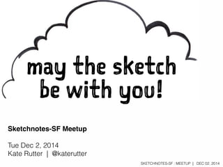 Sketchnotes-SF Meetup :: Round 13 [Tue Dec 02, 2014]