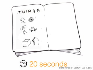 SKETCHNOTES-SF : MEETUP | JUL 15, 2015
20 seconds
 