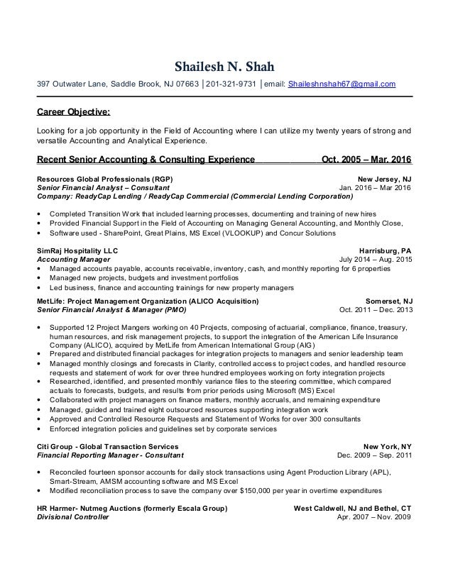 s shah resume 05 2016 analytical experience