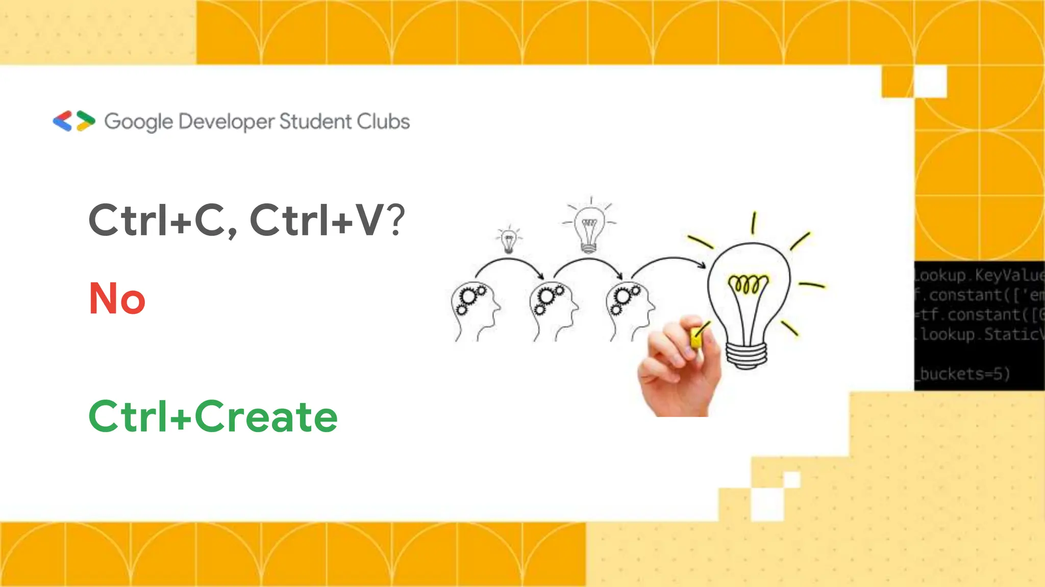 Ctrl+C, Ctrl+V?
No
Ctrl+Create
 