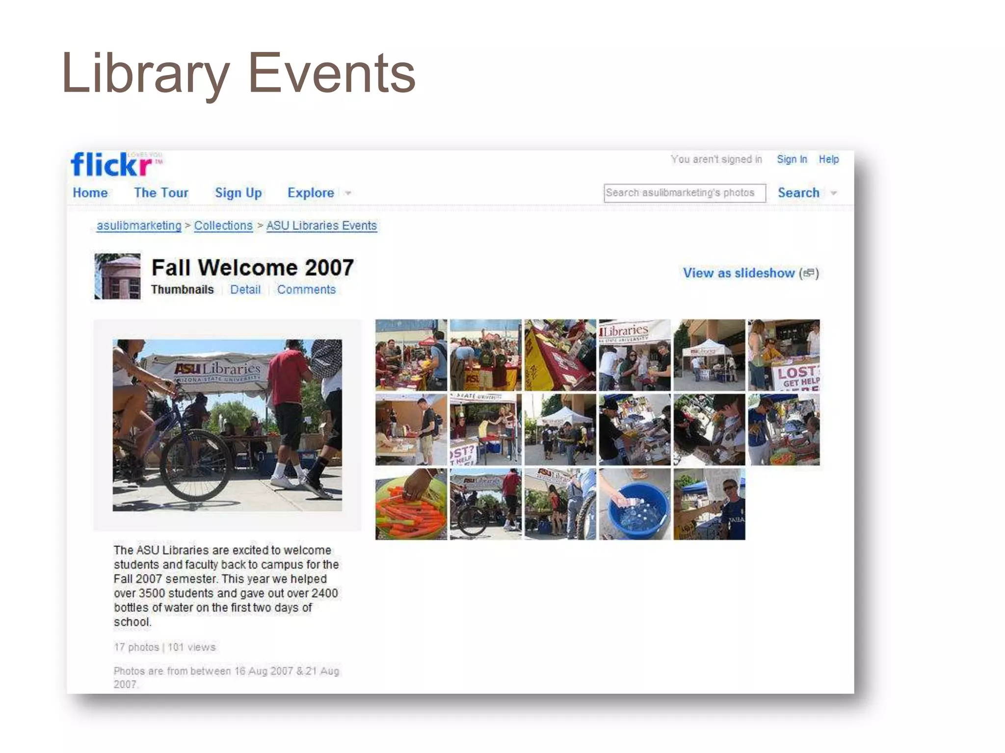 Library Events