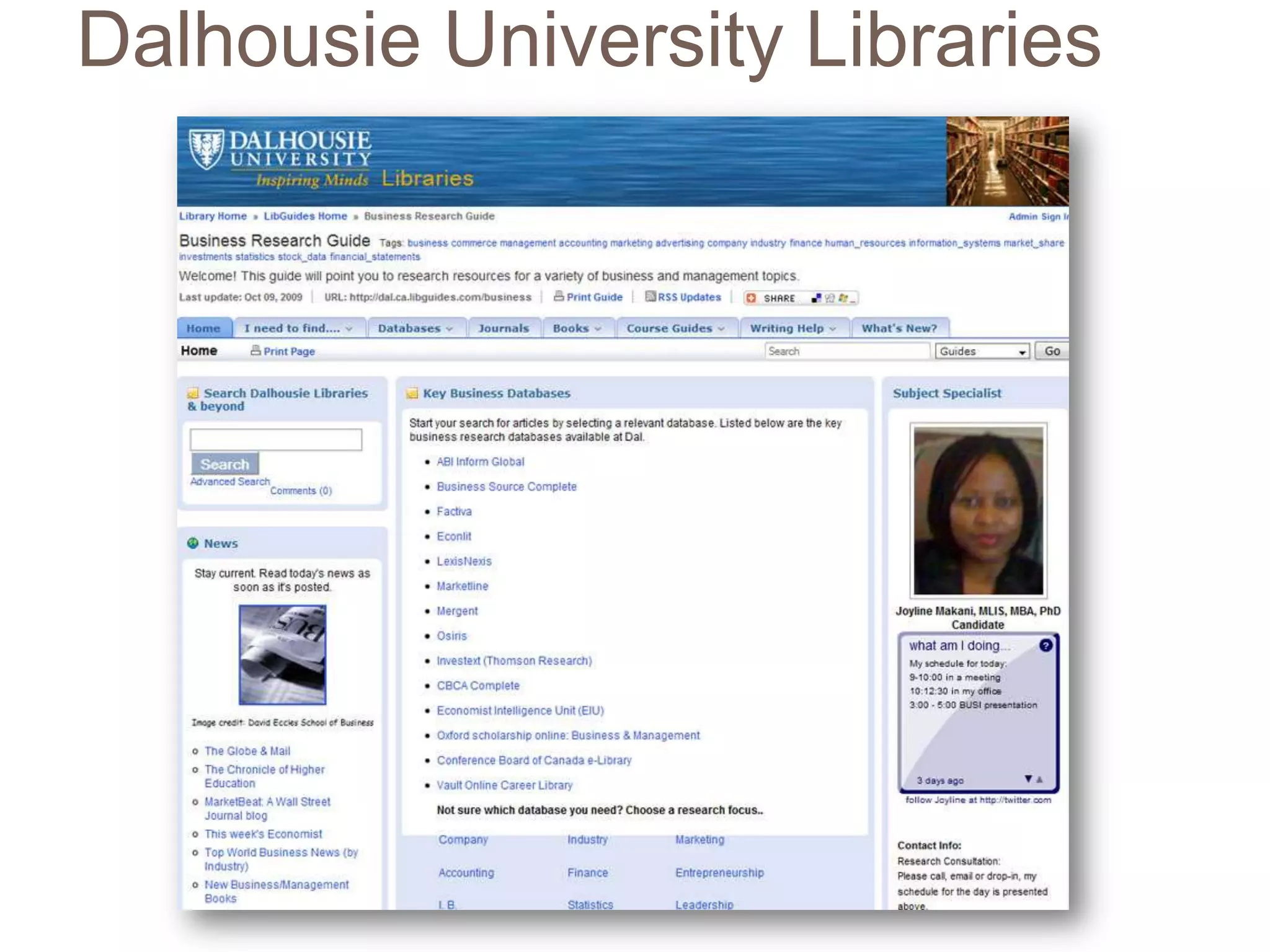 Dalhousie University Libraries