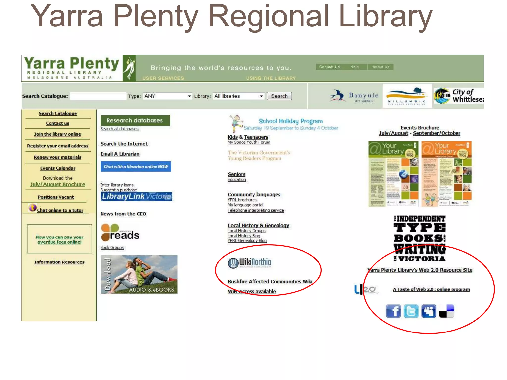 Yarra Plenty Regional Library 