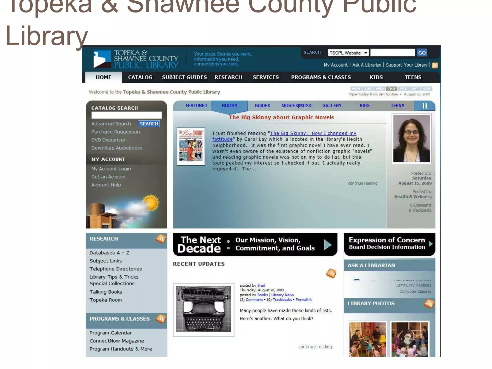 Topeka & Shawnee County Public Library