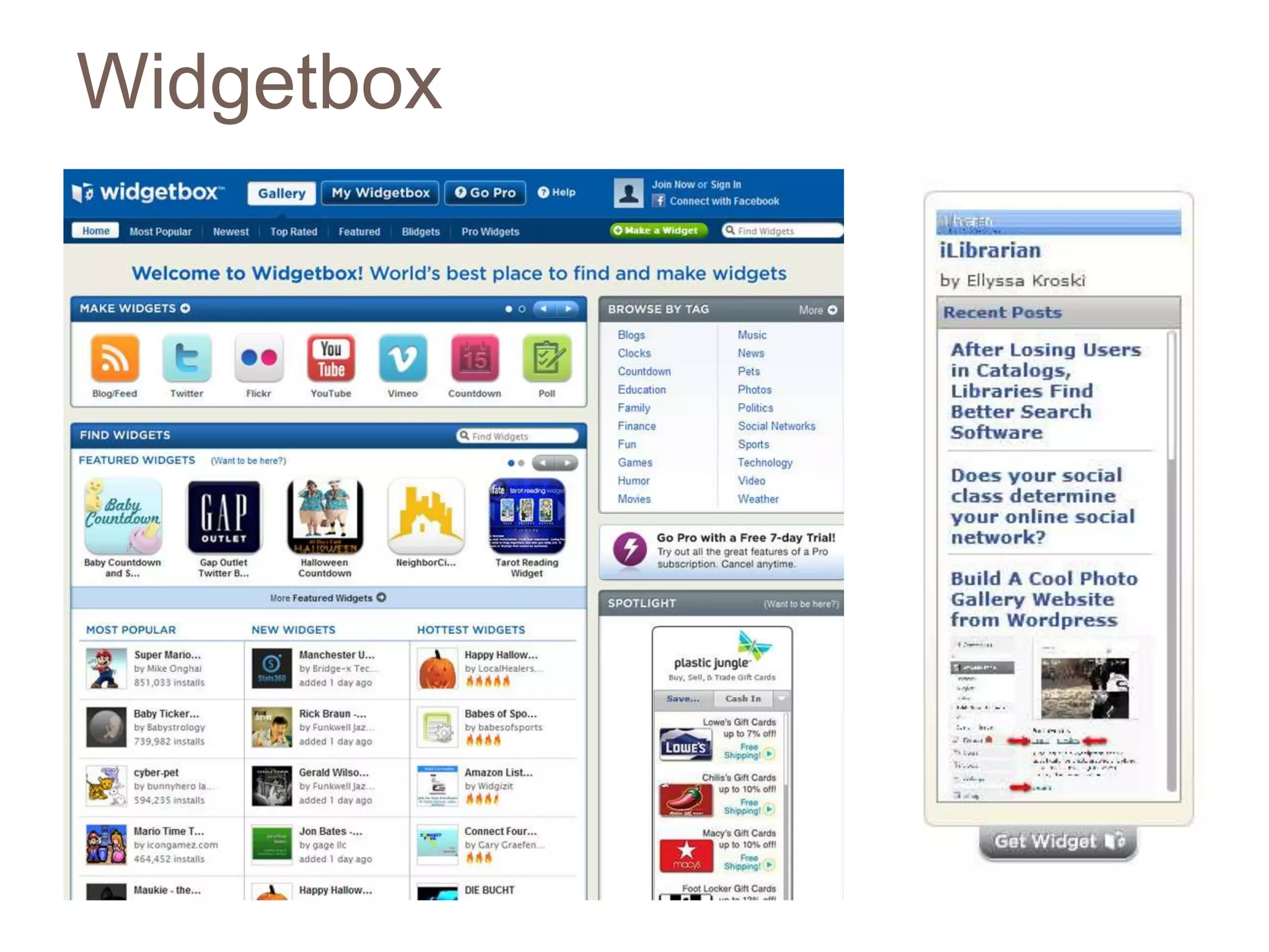 Widgetbox