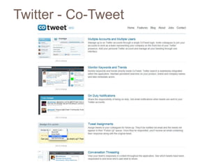 Twitter - Co-Tweet