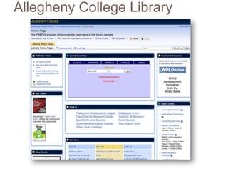 Allegheny College Library 