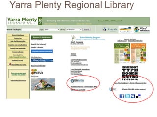 Yarra Plenty Regional Library <br />