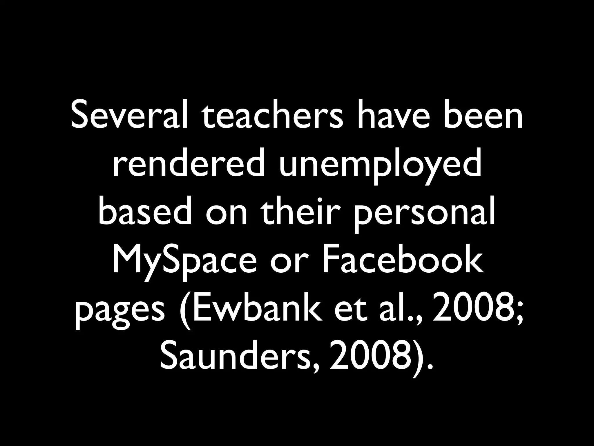 Use of Online Educational Social Networking in a School Environment