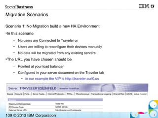 Migration Scenarios

Scenario 1: No Migration build a new HA Environment
•In this scenario
    • No users are Connected to...