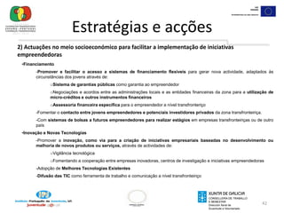 Estratégias e acções 39