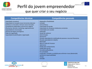 Acções de difusão e de informação de amplo alcance baseadas em casos práticos de empresários radicados noutras zonas rurais e em jovens empreendedores.