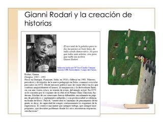 Gianni Rodari y la creación de historias 