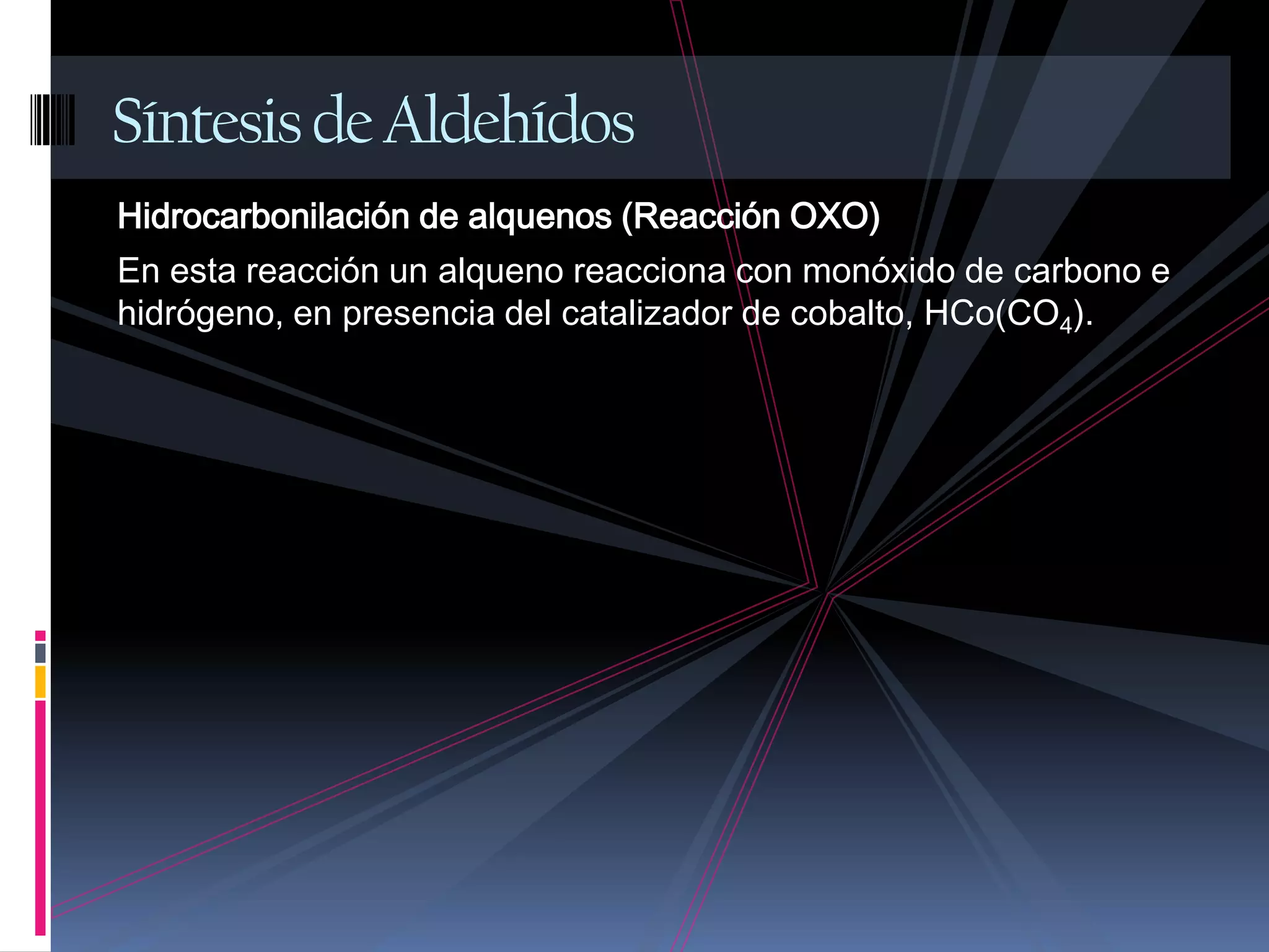 Síntesis de aldehídos y cetonas PPT