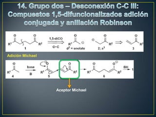 Adición Michael




                  Aceptor Michael
 