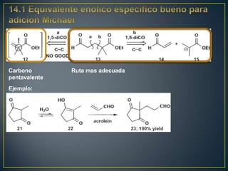 Carbono        Ruta mas adecuada
pentavalente
Ejemplo:
 