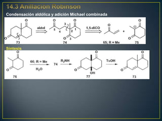 Condensación aldólica y adición Michael combinada




Síntesis
 