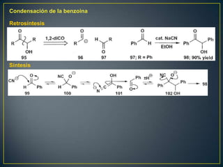 Condensación de la benzoina

Retrosíntesis




Síntesis
 