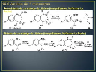 Retrosíntesis de un análogo de Librium (tranquilizantes, Hoffmann-La
Roche)




Síntesis de un análogo de Librium (tranquilizantes, Hoffmann-La Roche)
 