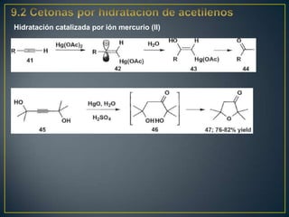 Hidratación catalizada por ión mercurio (II)
 