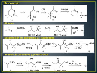 Desconexión




Síntesis




Desconexión de carbonilos β,-insaturados




Síntesis de carbonilos β,-insaturados
 