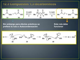 Sin embargo para efectos prácticos se   Esta ruta debe
prefiere la ruta a- Autocondensación    funcionar
 